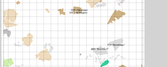 подписи при не активном элементе отчета