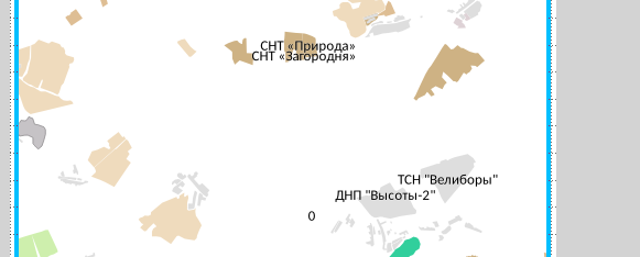 подписи при активном элементе отчета